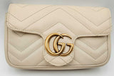 Gucci Gg Marmont Chevron Leather Shoulder Bag Eb1024wrxdu