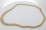 14k Yellow Gold Byzantine Link Chain Necklace 21.8 Grams 19 Inch Eb0926lopxsa
