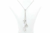 Tiffany & Co. 925 T & Co. Letter Logo Drop Pendant Necklace 16.5 In Eb0626lrxsa