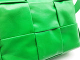 Bottega Veneta Candy Cassette Green Leather Crossbody Bag Do0425pxzde