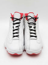 Nike Air Jordan 13 Retro "History Of Flight" Sneakers In White & University Red Size 8.5 Fw0526pxdu