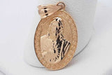 14k Yellow Gold Sacred Heart Of Jesus & Mary Pendant 2.4 Grams Eb0326lrxsa
