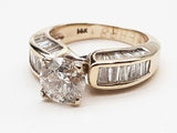 7.40 Cttw Diamonds 14k Yellow Gold 6.6g Ring Size 6.25 Do0125orzxde
