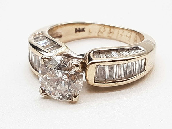 7.40 Cttw Diamonds 14k Yellow Gold 6.6g Ring Size 6.25 Do0125orzxde