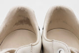 Gucci Aces White Leather Web Sneakers Size 8 Eb0726lrxsa