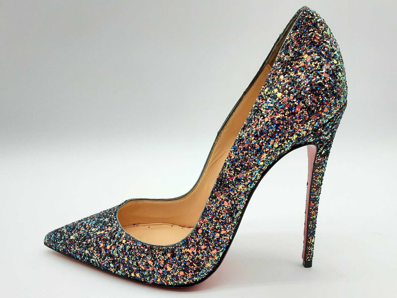 Christian Louboutin So Kate Dragonfly Glitter Heels Size Eu 40 Do0824lrxde