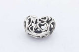 Pandora Sterling Silver Mom Heart Charm 1.1 Grams Eb0824rsa