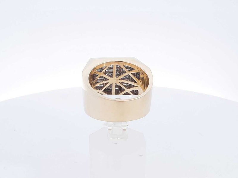 4.02 Cttw Diamonds 10k Yellow Gold 2.50g Ring Size 11 Aa0425lzxzsa