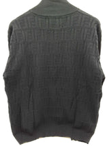 Fendi Logo Embossed Black Zipper Jacket Do0425rxzde