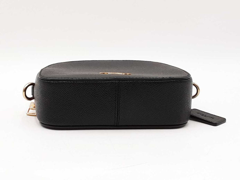 Coach Mini Serena Crossbody Bag In Black Pebble Leather Fw0725wzdu