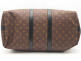 Louis Vuitton Keepall Bandouliere 45 Monogram Macassar Brown Aa1125pxzsa