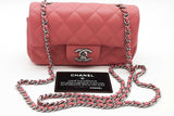Chanel Quilted Pink Leather Mini Flap Bag Eb0926orcrde