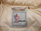 Moncler Grenoble Beverly Blue White Furred Hooded Jacket Size 1 Do0924wxzde