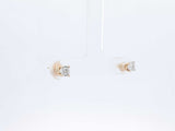 0.46 Cttw Diamond & 14k Yellow Gold Hidden Halo Stud Earrings 0.9g Fw0726lrrdu
