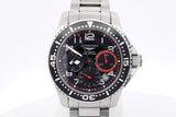 Longines Hydroconquest 41mm Automatic Chronograph Stainless Watch Eb0526pxzsa