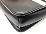 Gucci Queen Margaret Small Shoulder Bag In Black & Ivory Leather Fw0626orzdu