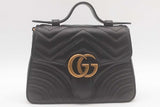 Gucci Chevron Quilted Marmont Matelasse Top Handle Bag Eb0626rxzsa