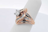 0.94cttw Diamond Ring In 14k Yellow Gold 4.8 Grams Size 5 Eb0726rxzsa