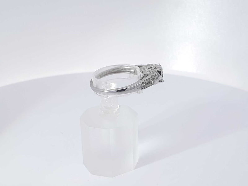 0.59 Cttw Diamond 10k White Gold Ring 3 Grams Size 8 Aa0525lrzsa