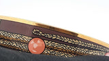 Hermès Brandebourgs 30mm Extra Wide Enamel Bangle Bracelet 8 Inch Fw0326lrzdu