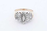 0.47cttw Diamond Ring In 14k Yellow Gold 5 Grams Size 8.5 Eb0826wxzde