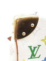 Louis Vuitton X Takashi Murakami Keepall 45 In White Multicolor Monogram Coated Canvas Fw0726lcrxdu