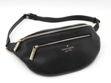 Kate Spade New York Leila Belt Bag In Black Pebbled Leather Fw0926ordu
