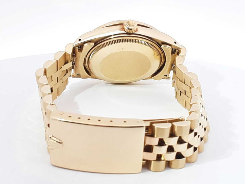 Rolex Datejust 36mm 14k Yellow Gold Automatic Watch Sd0825cizxsa