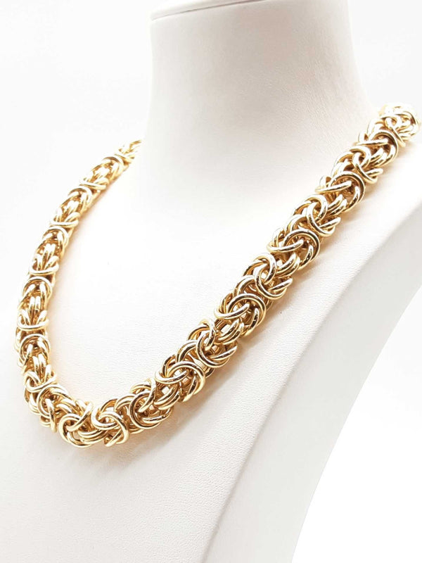 14k Yellow Gold 36.4g 16in 11mm Byzantine Chain Lh1124lrxzde