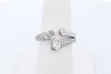 1.26cttw Lab Grown Diamond Ring In 14k White Gold 5.33 Grams Size 7 Eb0726llxzde