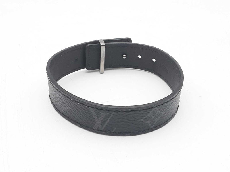 Louis Vuitton Lv Slim Monogram Eclipse Bracelet 9 Inch Sd0825lrzsa