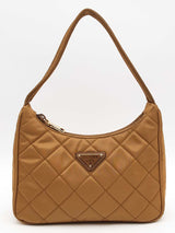 Prada Re-edition Quilted Brown Tessuto Nylon Shoulder Bag Eb0626wxzsa