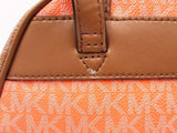Michael Kors Rhea Small Zip Backpack In Signature Logo Coated Canvas Fw0326czsa