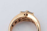 1.04cttw Diamond Ring In 18k Yellow Gold 6.7 Grams Size 6 Eb0526lxxzsa