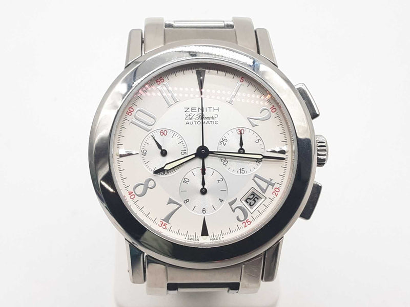 Zenith 40 Port Royal V El Primero White Dial Steel Automatic Watch Do0524ooxzde