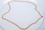 14k Yellow Gold Cuban Link Chain Necklace 4 Grams 18 Inch Eb0226lxzde