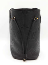 Louis Vuitton Neverfull Mm In Black Monogram Empreinte Leather Fw0726crxdu