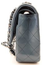 Chanel Medium Classic Double Flap Blue Quilted Leather Bag Do0825ixzxde