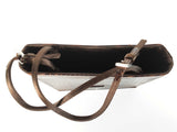 Prada Crocodile Embossed Mini Brown Handbag Sd0226izxde