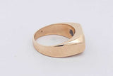 0.6cttw Diamond Ring In 14k Yellow Gold 13.2 Grams Size 9 Eb0326llrxsa