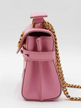 Balmai B-buzz 23 Mini Top Handle Bag In Pink Leather Fw0826ozxdu