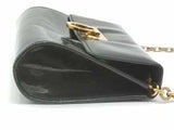 Salvatore Ferragamo Gancini Flap Clutch Black Aa0826orzsa
