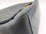 Chanel Jumbo Blue Lambskin Flap Bag Sd0226wzxzdu