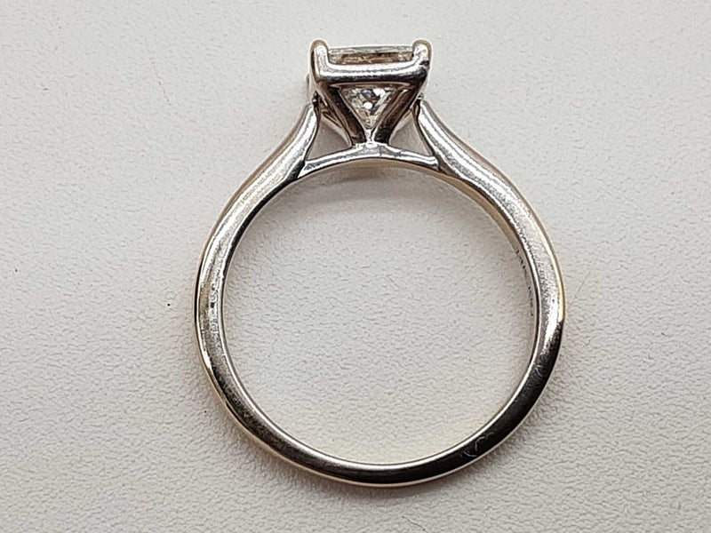 1.0 Cttw Diamond 14k White Gold 3.5g Ring Size 7 Do1224sxzde
