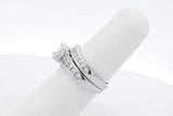 1.48cttw Diamond Ring In 14k White Gold 6.6 Grams Size 5.75 Eb0726wcrsa
