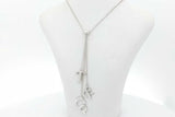Tiffany & Co. 925 T & Co. Letter Logo Drop Pendant Necklace 16.5 In Eb0626lrxsa