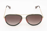 Gucci Web Aviator Sunglasses Eb0125lxzsa