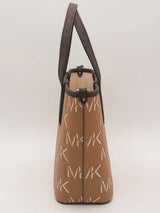 Michael Kors Eliza Small Embossed Logo Brown Aa0725rzsa