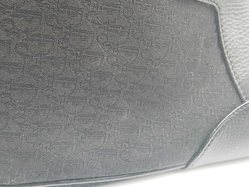 Christian Dior Black Oblique Canvas Hobo Shoulder Bag Do0425orxde