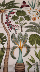 Hermès Index Palmarum 90cm Scarf In Multicolor Silk Twill Fw1026lxzdu